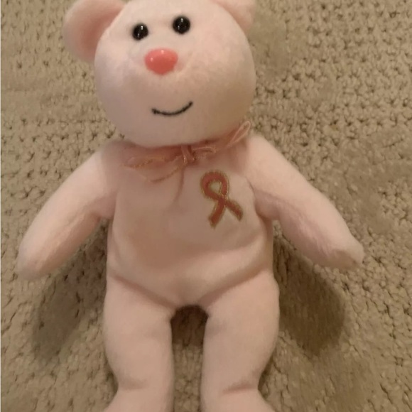 The Charity Bear Company Breast Cancer Awareness Bear Plush Stuffed Animal - Picture 6 of 8